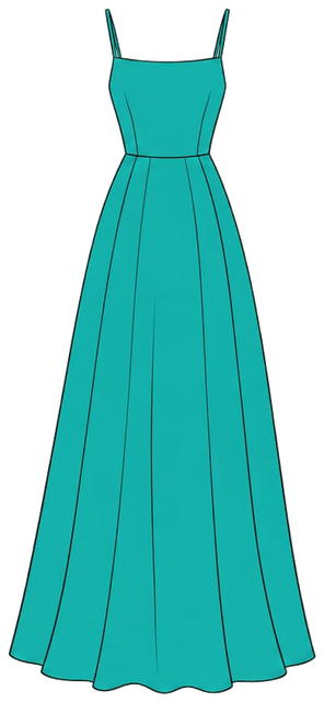 Turquoise dress
